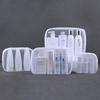Clear PVC Travel Cosmetic Bag Set - Waterproof, Large Capacity, 4 Pieces