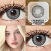 Mill Creek Iris Contact Lenses with Grade Hybrid Model 14.2mm Cool Color Contact Lenses 2 Pieces (1 Pair) 1 Year Use