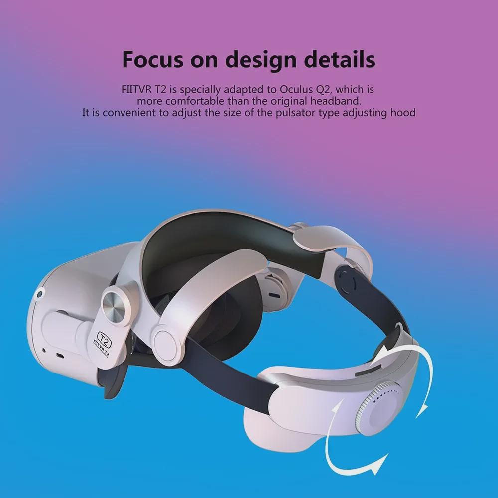 TOYILUYA Elite VR Headband for Oculus Quest2 – Comfortable All-in-One Fit