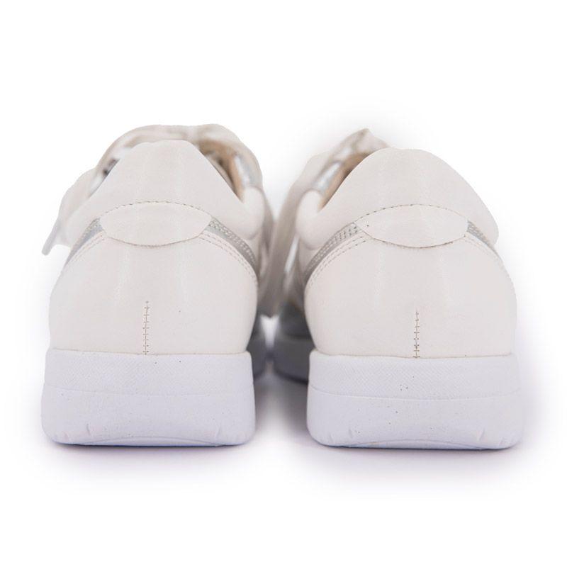 Бело-серебристые кроссовки Женские CAPRICE