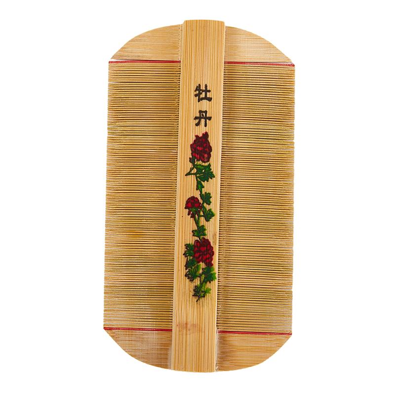 Chinese Traditional Bamboo Comb Handmade Comb Remove Itching Scraping Head Flea Cootie Combs Hair Care Tool Beauty Accessories