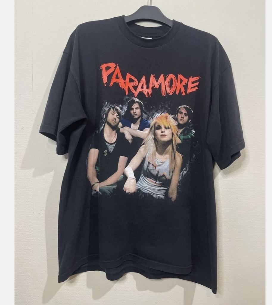 Paramore 2025 Фанмейд Riot Базовая черная футболка унисекс с коротким рукавом S-5XL