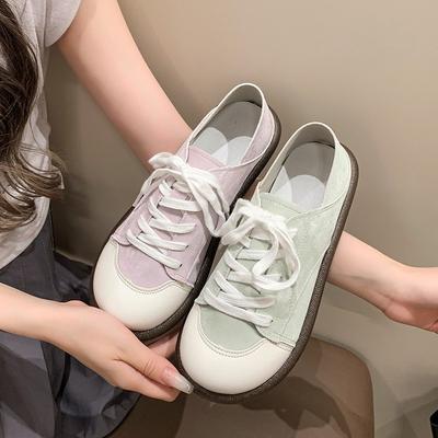 Модные женские парусиновые туфли на плоской подошве 2024 года, летние новые модные дышащие парусиновые женские нескользящие белые мягкие повседневные спортивные туфли Zapatos De Mujer