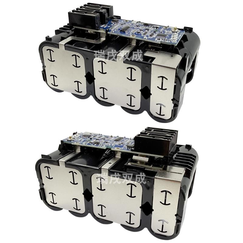 Корпус-коробка с платой PCB для 10x21700 аккумуляторов электроинструмента, литий-ионных аккумуляторов Milwaukee M18 18V, плата защиты аккумулятора, корпус