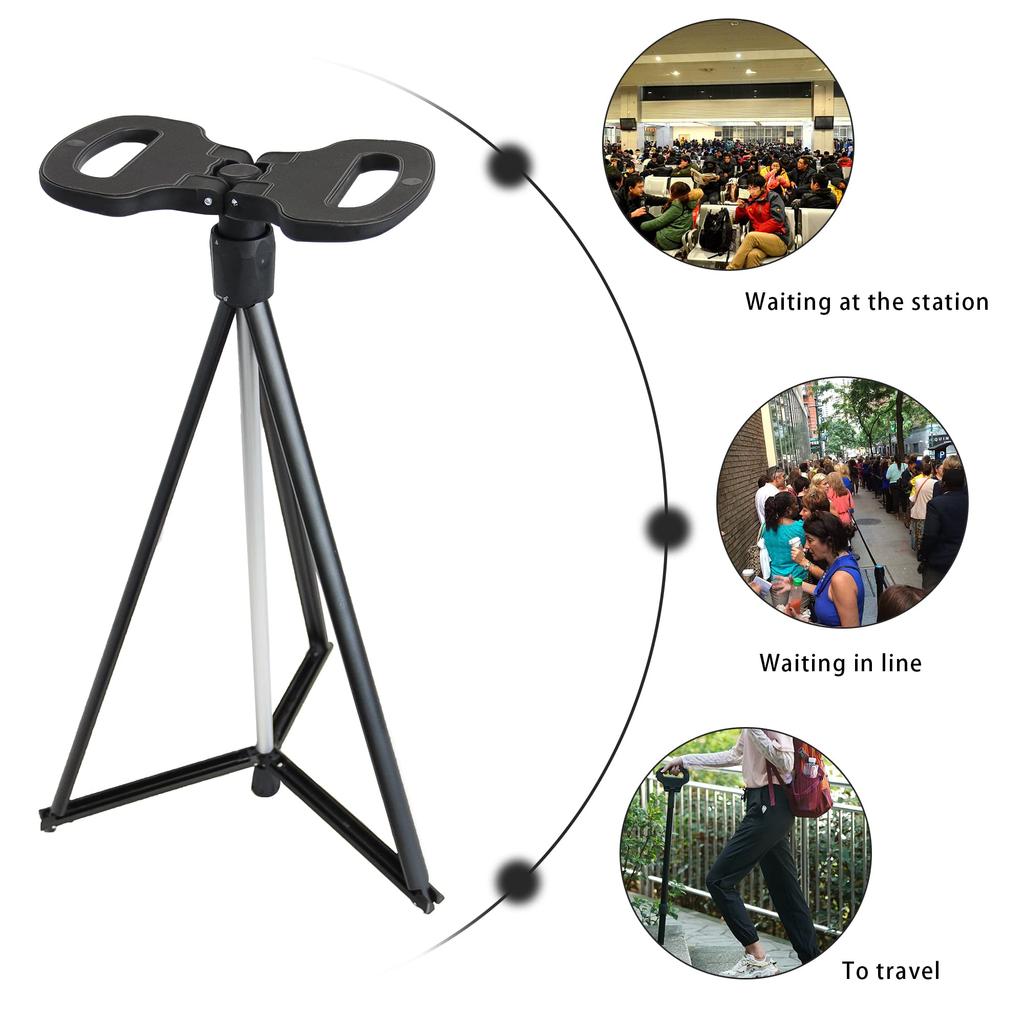 LOCYOP Трость Складная трость, которая трансформируется в одинарную трость-монопод Подарочная трость Подходит для помощи при ходьбе Тренога Компактный стул для спортивного гольфа