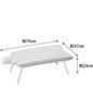 Yamazaki Solve Body Ironing Board Closet Button Press Steel Mesh 7414 G-1, Approx. 75x37x23cm, Storage, Function, Construction,