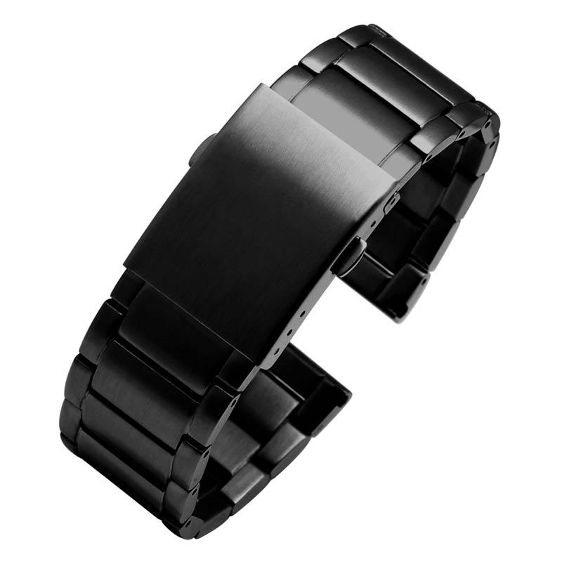 Классический ремешок для часов из нержавеющей стали для дизельных часов DZ4316/7395/7305/7401, металлический сплошной ремешок для наручных часов, мужской браслет 24 мм 26 мм 28 мм 30 мм