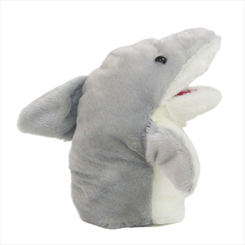Plush Animal Shark Puppet Stuffed Animals Plush Hand Puppet Birthday Gift Early Education Toys