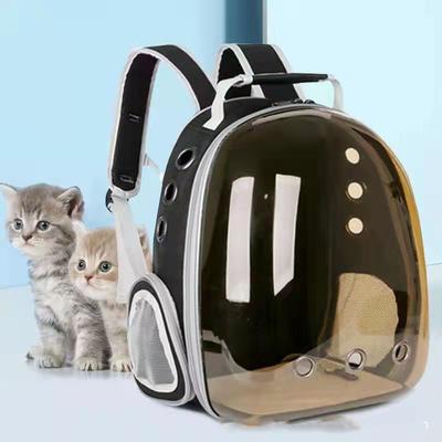 Сумка для переноски кошек, космический рюкзак для домашних животных, дышащий портативный прозрачный рюкзак, переноска для щенков и собак, космическая капсульная сумка для домашних животных