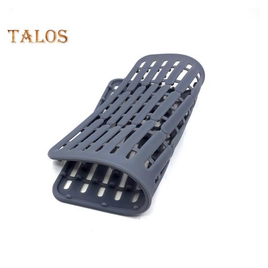 Силиконовый коврик для раковины, многофункциональный противоскользящий изолирующий и дренажный кухонный коврик для эффективной защиты раковины