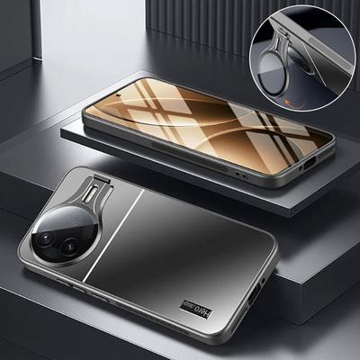 Металлический чехол-держатель объектива камеры для Poco F7 Ultra F7 Pro, противоударный матовый бампер, подставка, задняя крышка для POCO F7Pro F7Ultra