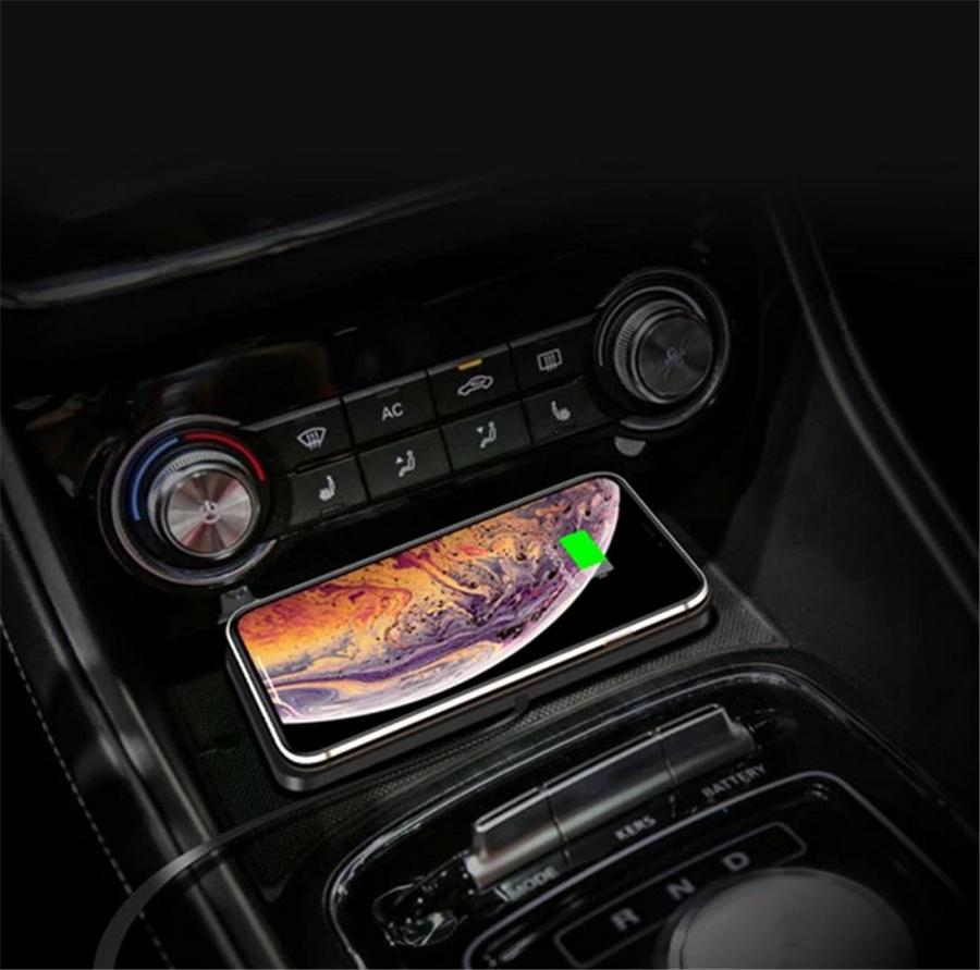 10W Car Fast Wireless Charger Silicone Pad Cradle Stand Dock for Samsung S20 S10 iPhone 13 12 11 Pro Xs Max Wireless Charging Stand