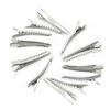 Women Portable Single Prong Fashion Silver Styling Tools Hair Clips Hairdressing Alligator Hairpin