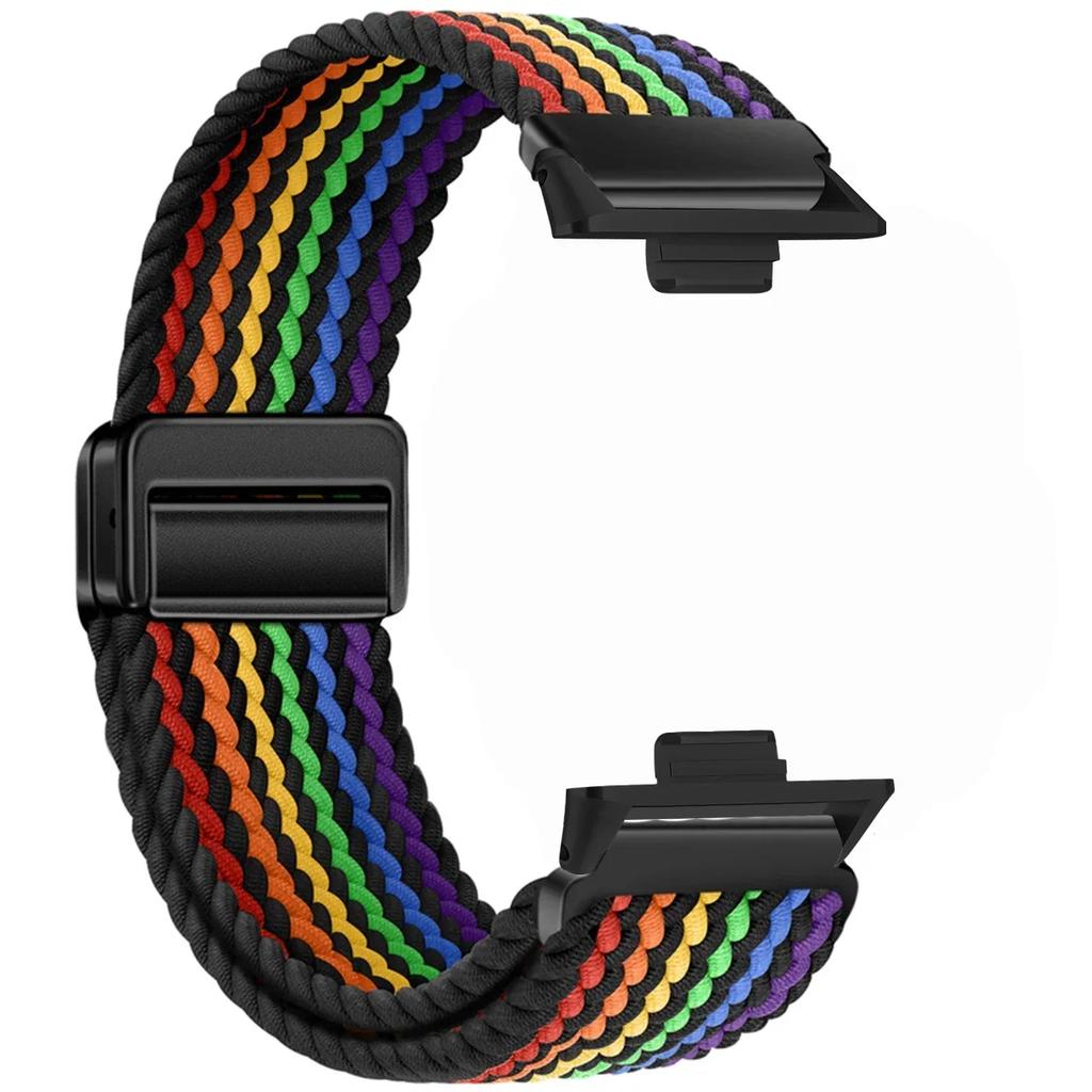 Magnetic Braided Nylon Loop Band for Xiaomi Redmi Watch 5 4 Strap Adjustable Sport Replacement Correa Bracelet Mi Band 9 8 Pro
