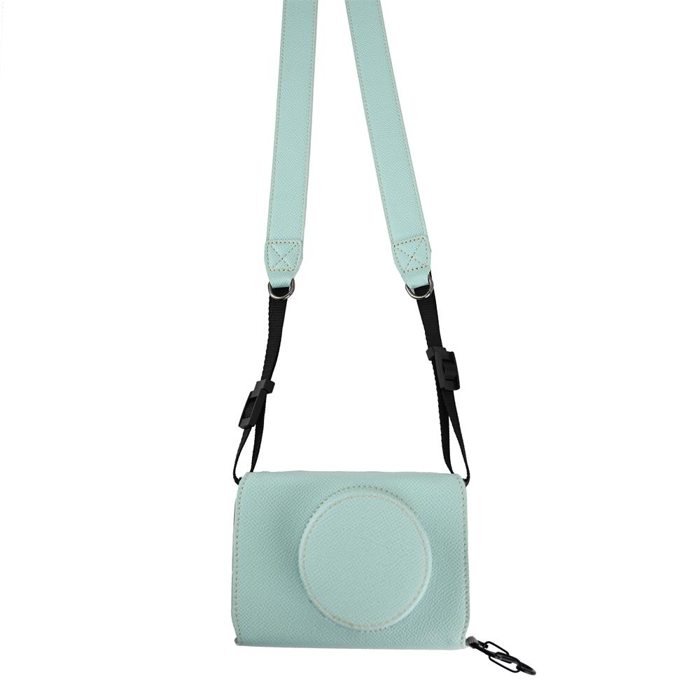 Palm Print PU Leather Case for Fujifilm X-E5 Fuji XE5 Camera Storage Bag Hard Protective Shell with Shoulder Strap