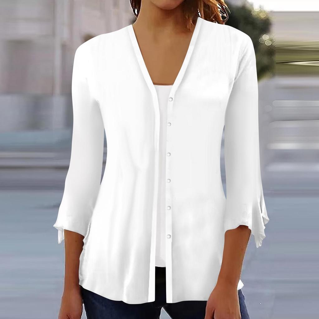 Женский летний кардиган-шаль с защитой от солнца: Универсальный, Тонкий, Короткий стиль, Доступны большие размеры.