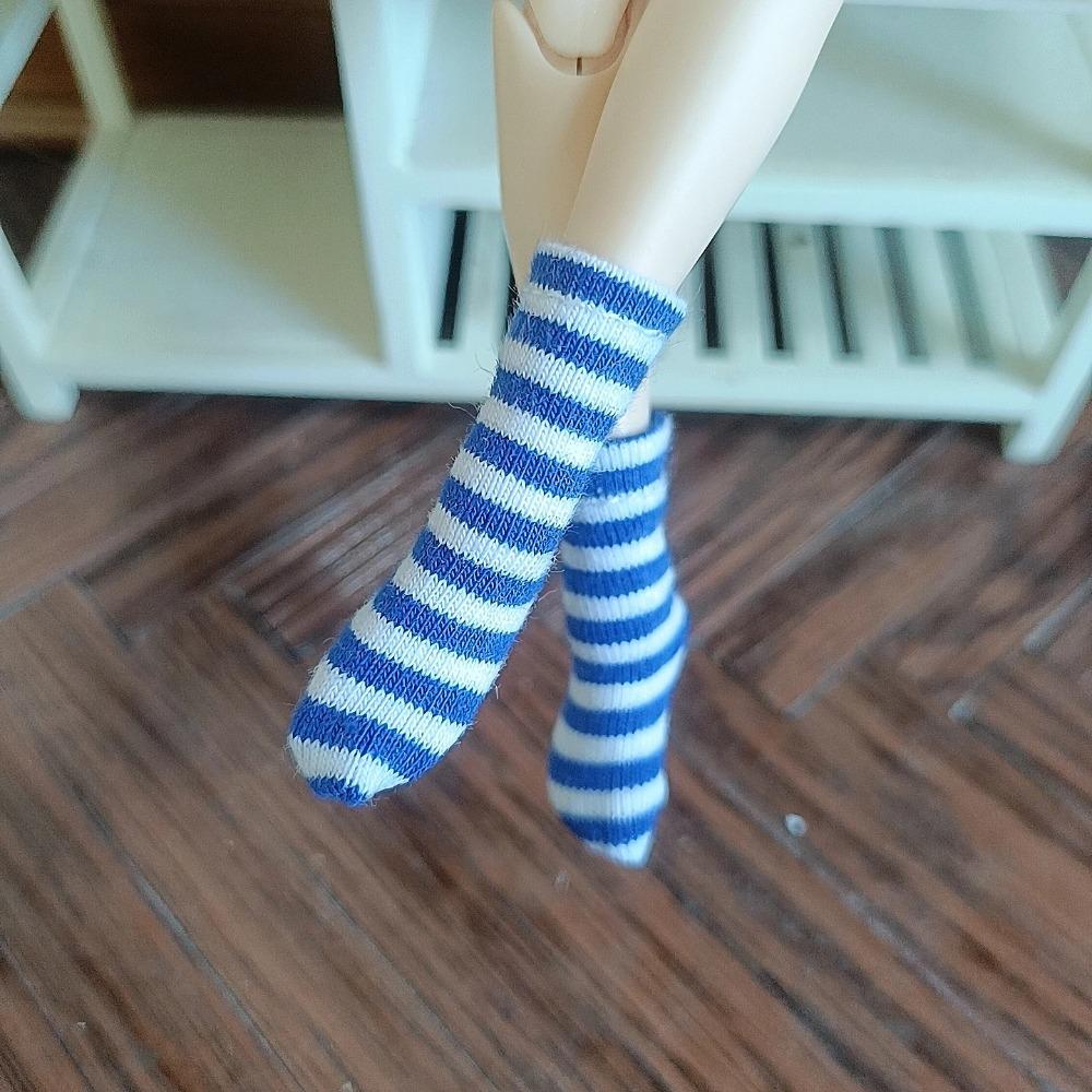 Handmade Blyth ob24 Doll ankle socks for 1/6 Scale, Fits 30cm Body - Soft Knit/Crochet Miniature dolls Accessories