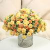Artificial Carnation 20 Heads Realistic Fake Silk Flower Wedding Party Home Office