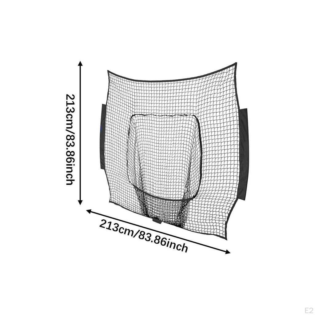 210 X см Сетка для тренировки бейсбола Замена Сверхпрочная для Питчинга Хиттинга Уличный газон