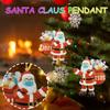 2021 Christmas Ornament Santa Wearing A Face Mask Decorate Christmas Tree