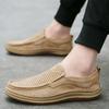 Мужские мокасины, летние, дышащие, мягкие, люксовые, брендовые, замшевые, кожаные, мужские, лодочные туфли, мужские, повседневные, кроссовки для вождения, обувь для мужчин