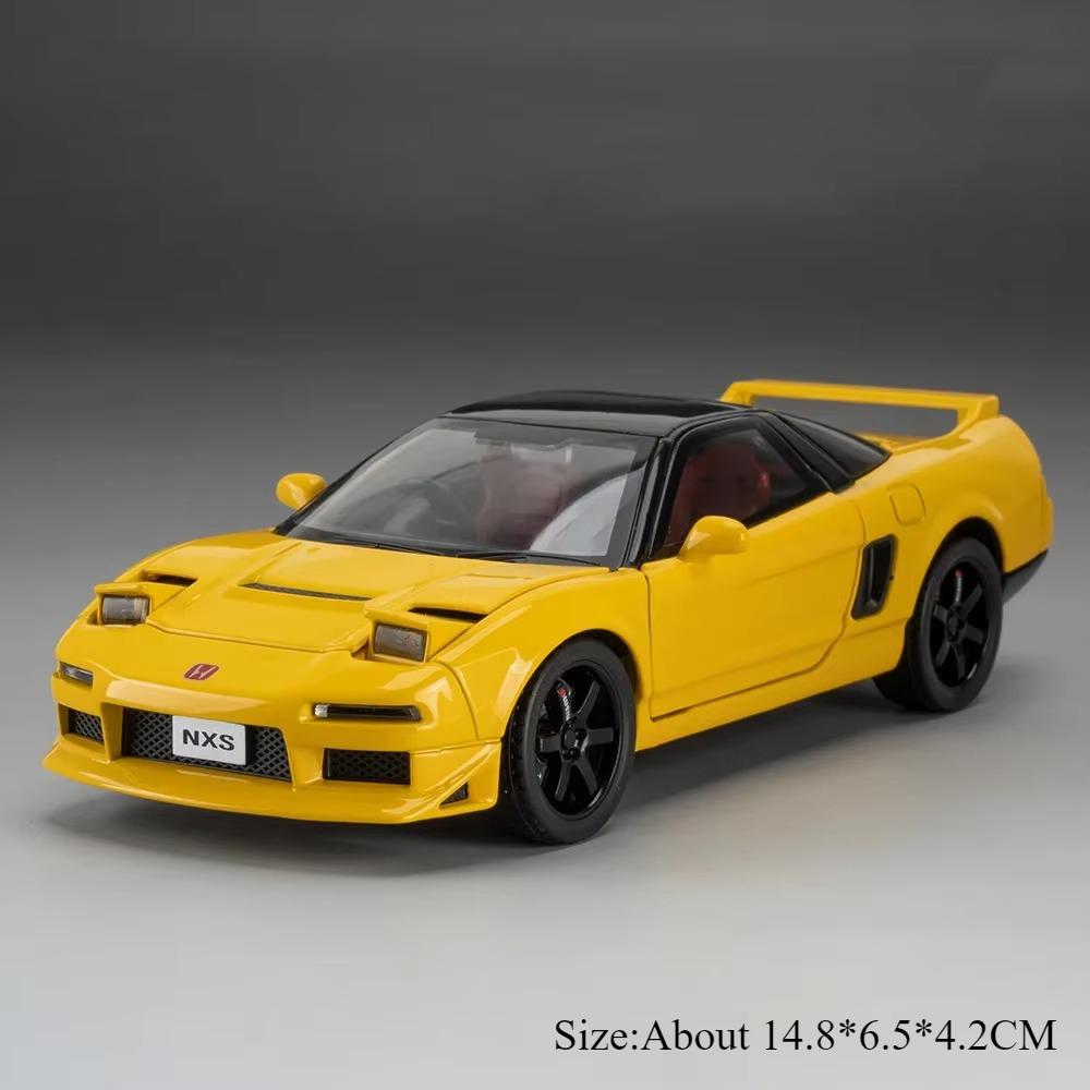 1:32 Subaru Impreza Honda Nsx Модель Игрушка Сплав Литой Автомобиль Звук Свет Откат 4 Открывающиеся Двери Транспортные Средства Для Детей Подарок на День Рождения