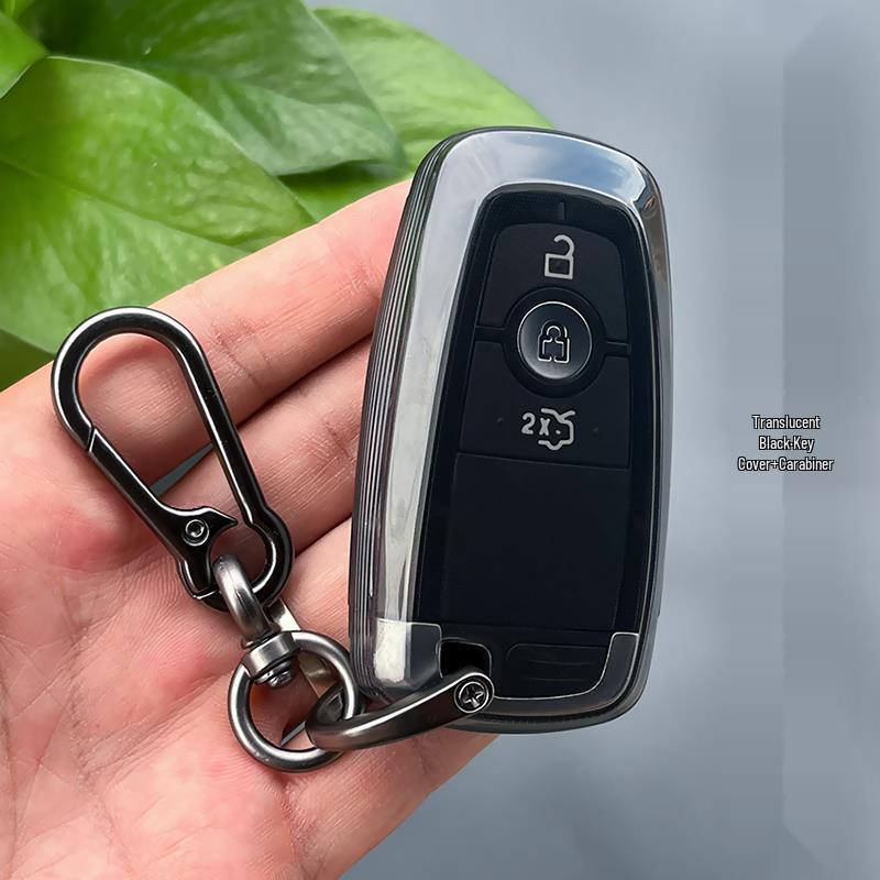 Чехол для ключей, совместимый с моделями Ford: Mondeo, Escort, Edge, Explorer, Electric Mustang, Bronco, Raptor.
