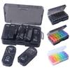 14 Grid 7-Day Pill Organizer Moisture-proof Medicine Storage Box  for Travel Household