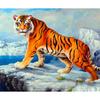 DIY 5D Diamond Painting Cross Stitch Fierce Tiger Mosaic Diamond Embroidery Needlework