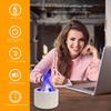 Красочный пламенный аромадиффузор-увлажнитель USB для дома и отеля