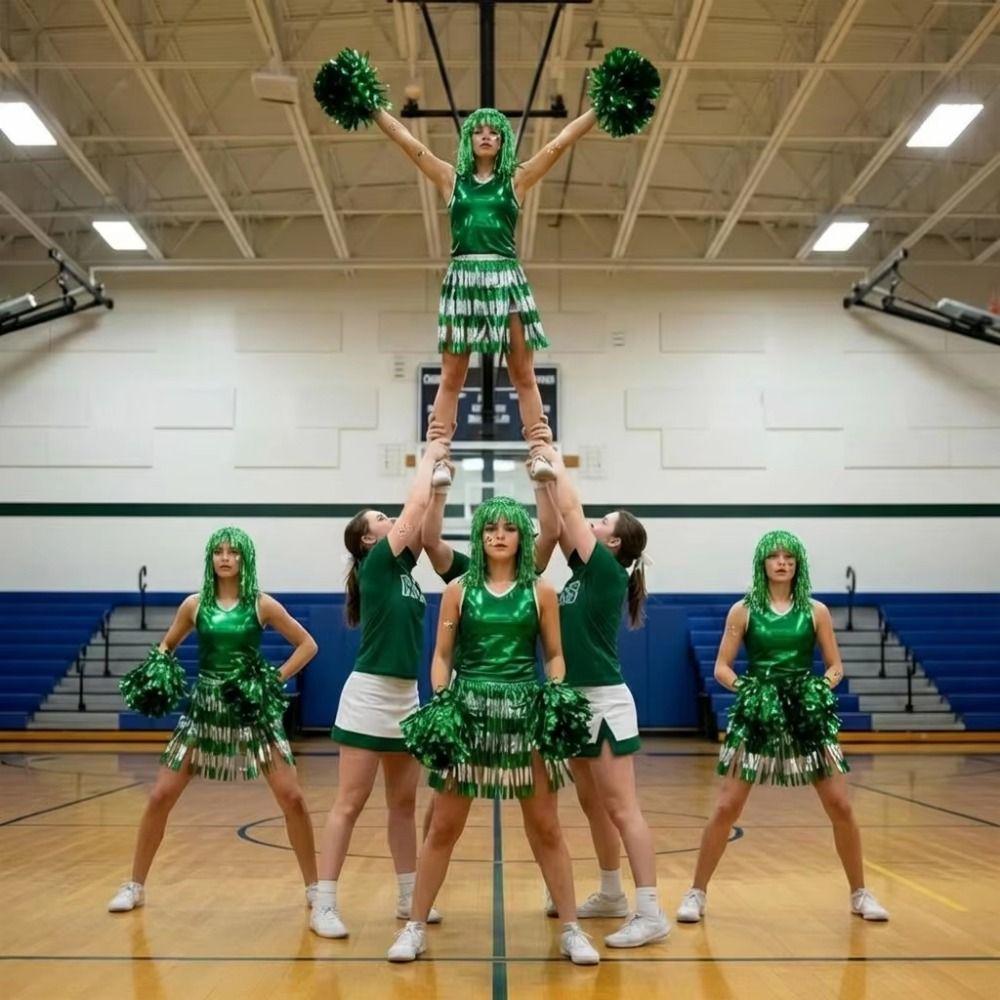 Fringe Skirt Soccer Fan Costume Supplies Set Cheerleading Gear Set Stage Performance Show