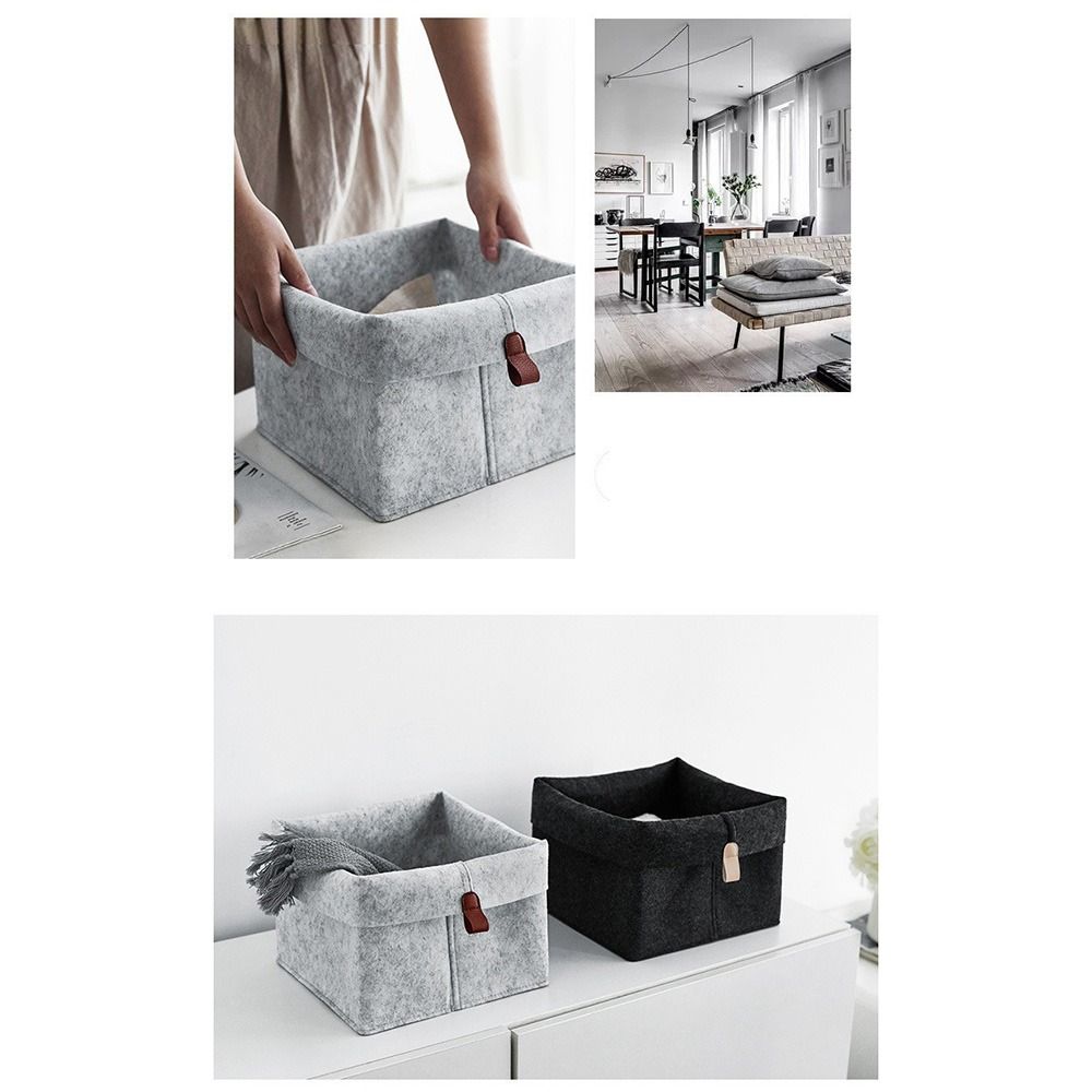 Органайзер, корзина для хранения мелочей, складная тканевая фетровая коробка для хранения, держатель для одежды, игрушек, гостиная