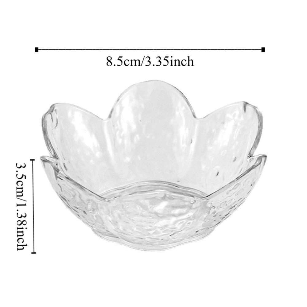 8 шт. Блюдо для приправ в японском стиле Прозрачная соусница Тарелка для закусок Салатница для фруктов Десерт