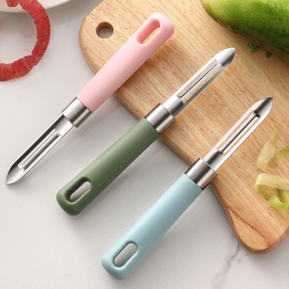 Non-slip Vegetable Fruit Peeler 2 in 1 Peeling Knife Grater Stainless Steel Melon Planer  Carrot
