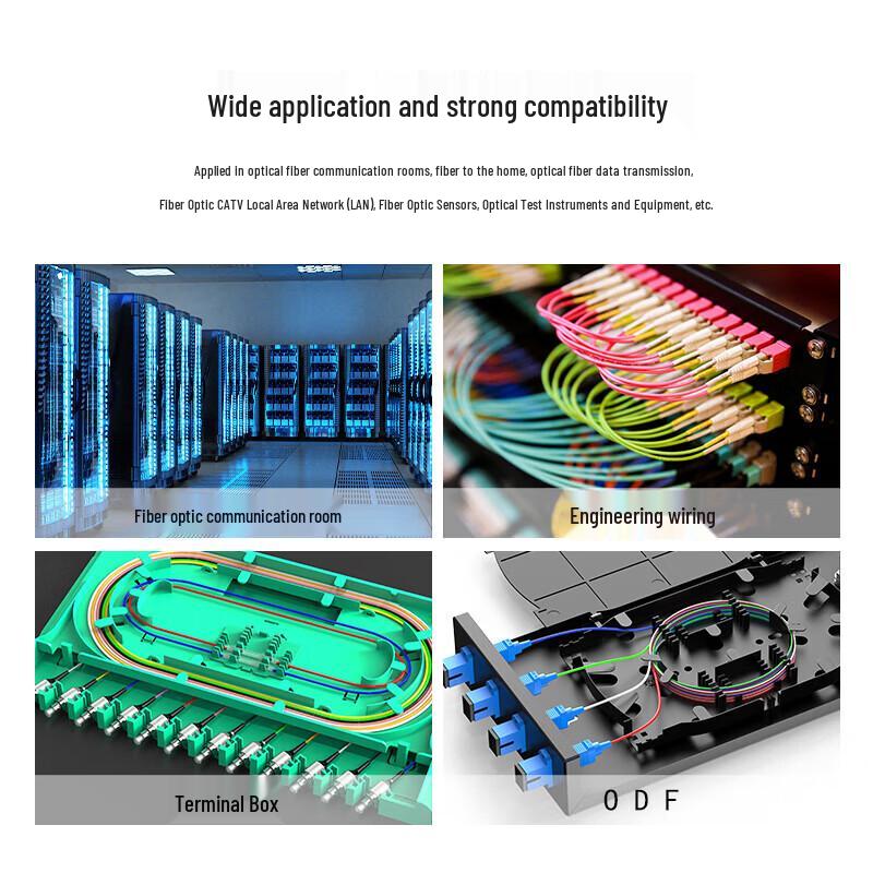 SK-LINK 8-жильный LC Гигабитный OM2 50/125 Оптоволоконный пигтейл