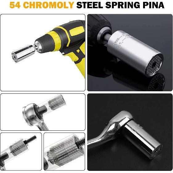 Универсальный динамометрический ключ 7-19 мм, торцевая головка, многофункциональная головка, портативный набор ручных инструментов, набор гаечных втулок, ремонтный комплект