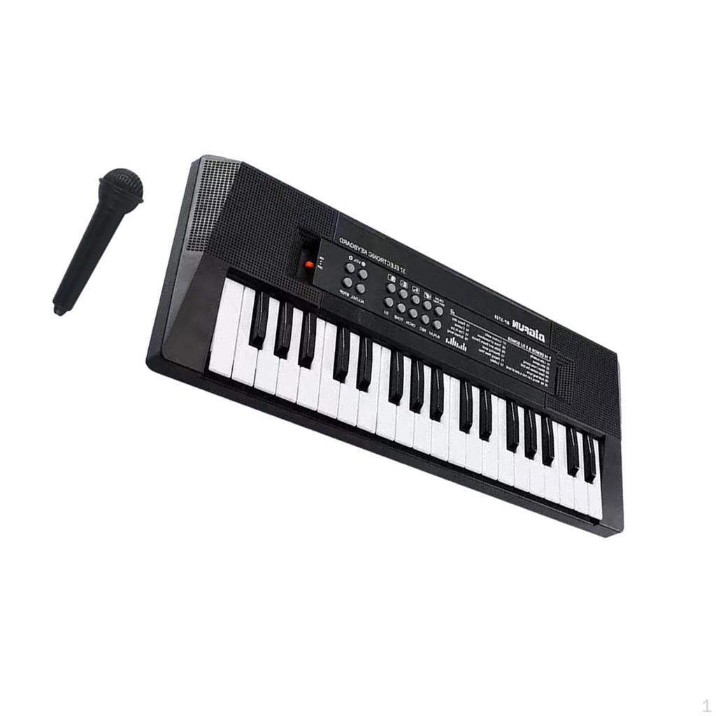 Children Piano Instrument Toy Musical W/Mic Portable Multifunctional 37 Keys Electronic Kids