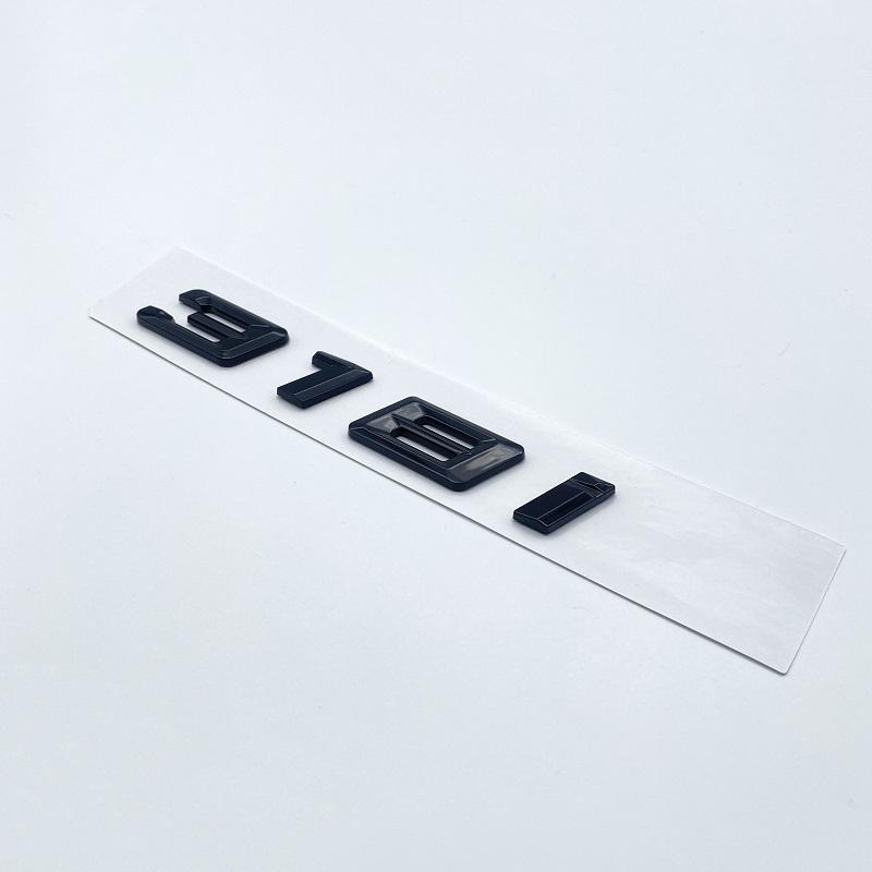 Новые цифры и буквы шрифта 316i 318i 320i 325i 328i 330i 340i GT ABS эмблема для BMW 3 серии E90 E46 F30 логотип багажника автомобиля