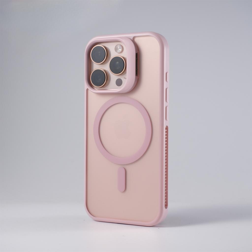 Подходит для iPhone16promax Чехол для телефона с магнитной фиксацией, с термоотводом и функцией определения кожи, защитный чехол с кронштейном для объектива Apple 15