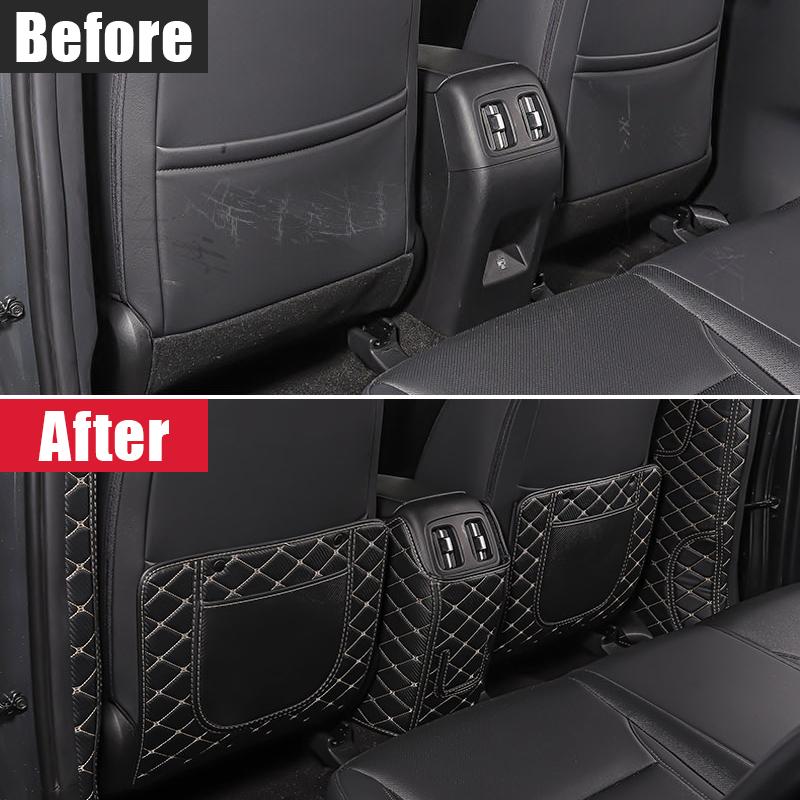 Кожаные автомобильные противоударные коврики, защитная накладка на спинку сиденья для Hyundai Tucson 2022 2023 NX4 Hybrid Interior