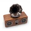 Retro Mini Double Gramophone Speaker – Bluetooth – 5.4 watt x 2