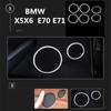 Стайлинг автомобиля, декоративная рамка динамика на передней стойке двери, приборной панели BMW X5X6 E70 E71, модификация интерьера