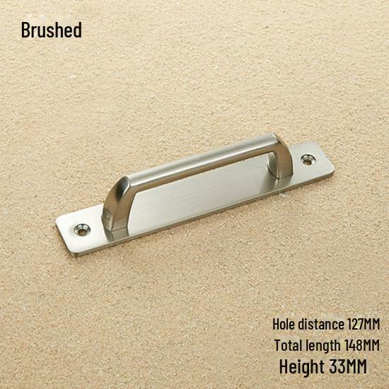 European Antique Copper Double Door Handle - Exposed & Invisible Design