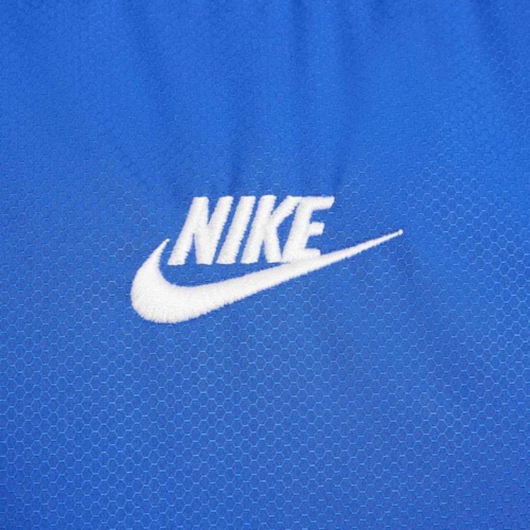 Nike Однотонный жилет без рукавов на молнии со стойкой воротником для мужчин Синий FB7374-480