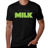 Up The Milk Tee Базовая футболка Винтажный принт Футболка с круглым вырезом