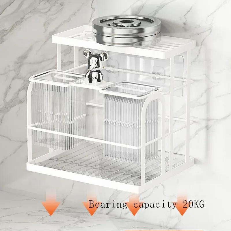 Многоцелевая кухонная полка для хранения, держатель для ножей, полка для ящиков, держатель для шкафа, органайзер для ванной комнаты, полки, сушилка для слива