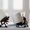 Забавный 3D-печатный держатель для рулона бумаги в виде муравья Черный Милый Муравей Держатель для салфеток Декоративный Пластиковый Держатель для салфеток в форме муравья Туризм