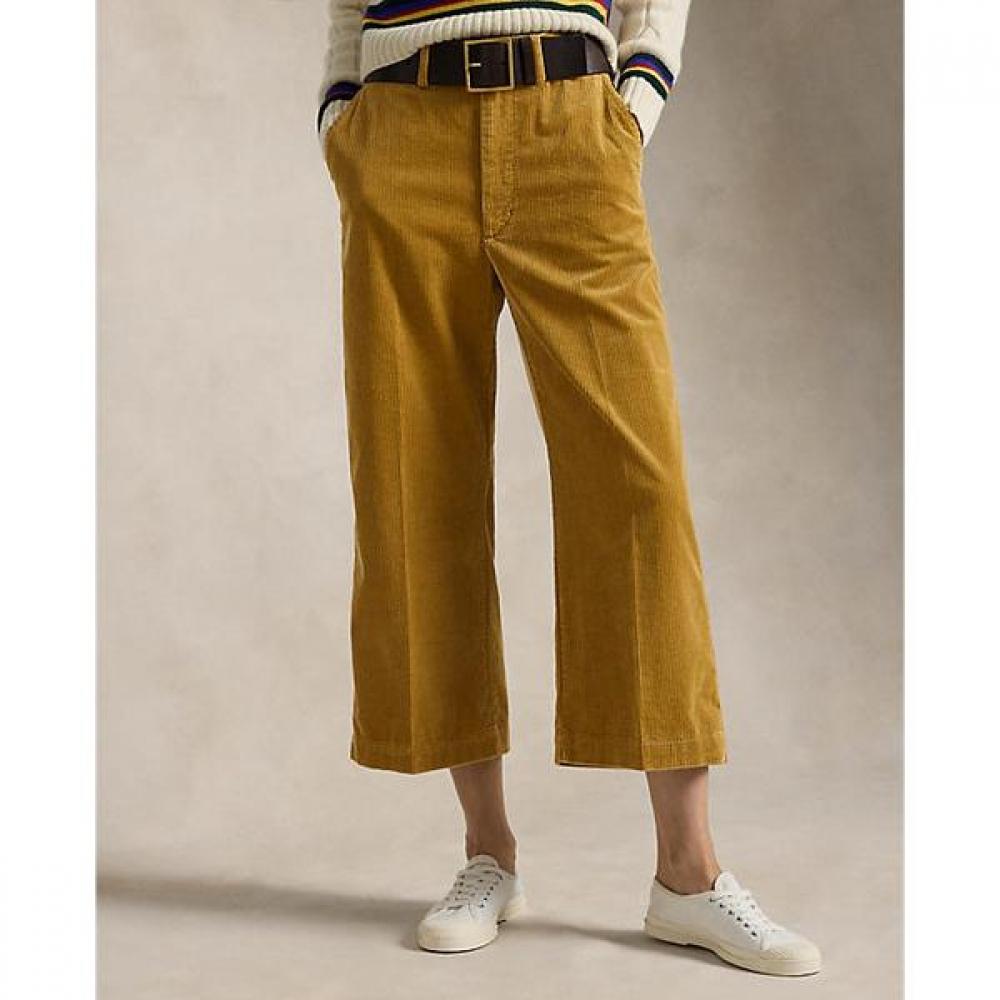 Polo Ralph Lauren Corduroy Wide Leg Crop Pants Women Wmpopntndl20243270