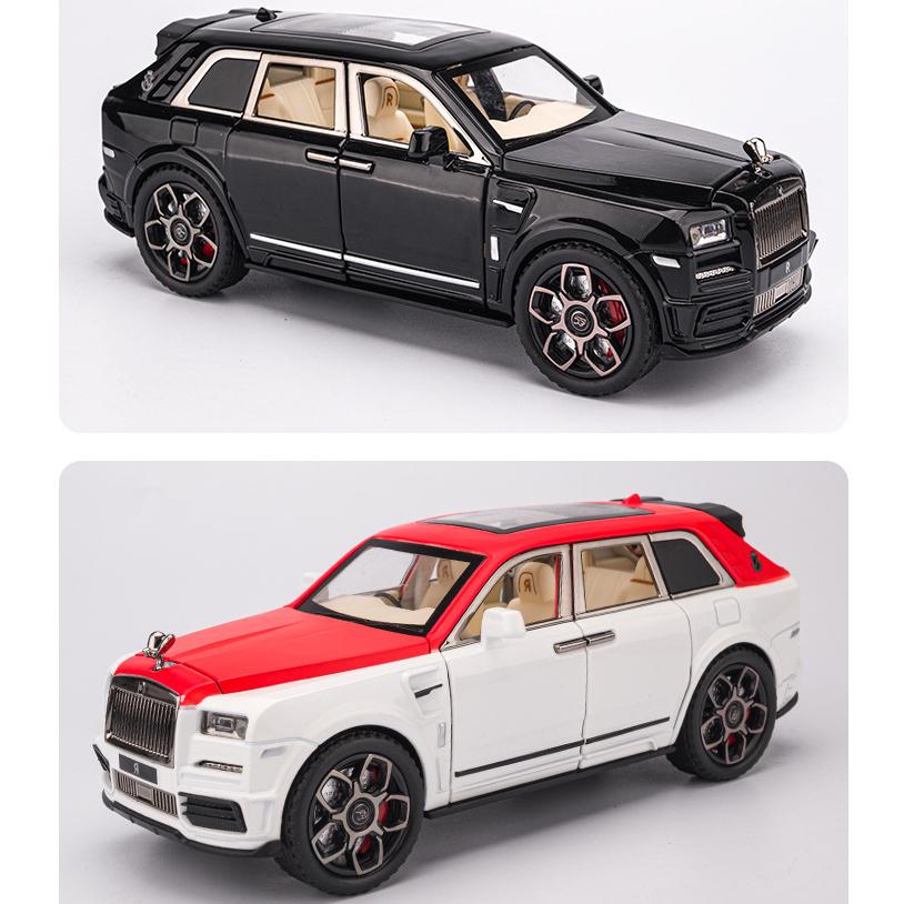 1/22 масштаб Cullinan SUV, литая под давлением модель автомобиля, игрушечный автомобиль с откатным механизмом, звуком и светом для детей, коллекция подарков для мальчиков и девочек