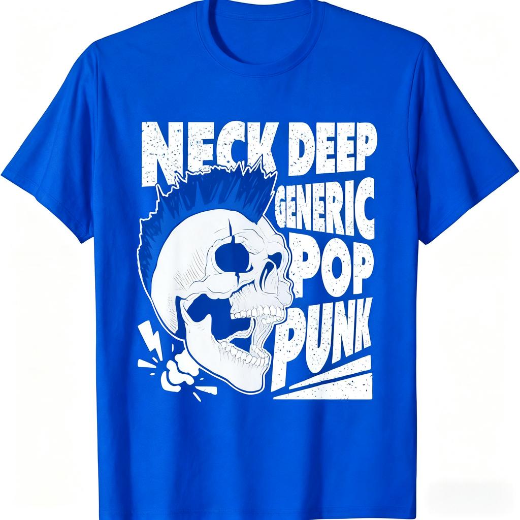 Мужская футболка из роскошного хлопка с графическим принтом в стиле панк-рок, с коротким рукавом, летняя, унисекс, мужская и женская, повседневная, свободная, модная одежда